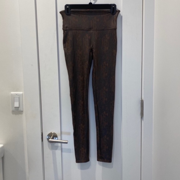 Spanx Faux Leather Snakeskin Leggings - Picture 8 of 8